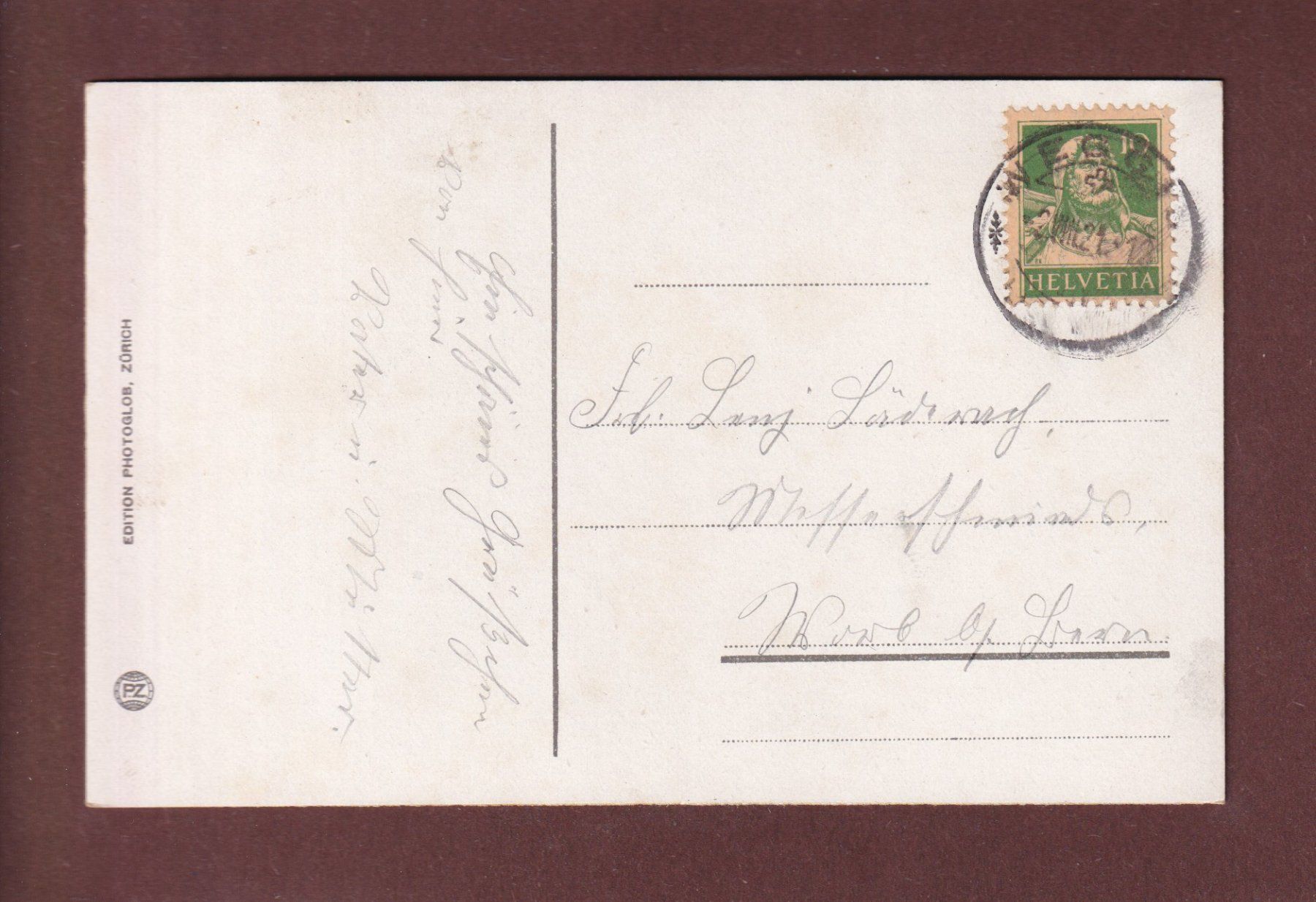 Ansichtskarten: WEGGIS - Quai - 1921 – Gebraucht aus Pully von nicecards-shop 1