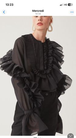 H&M Studio 2020 extravagante Bluse