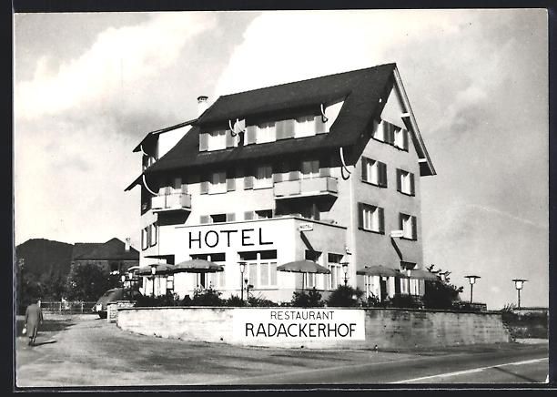 Ansichtskarten: Basel, Hotel-Restaurant Radackerhof im L – Gebraucht aus Berlin von bartko-reher