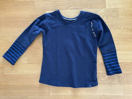 Jako O FITZ Langarmshirt Gr. 128/134 blau Slogan 💙