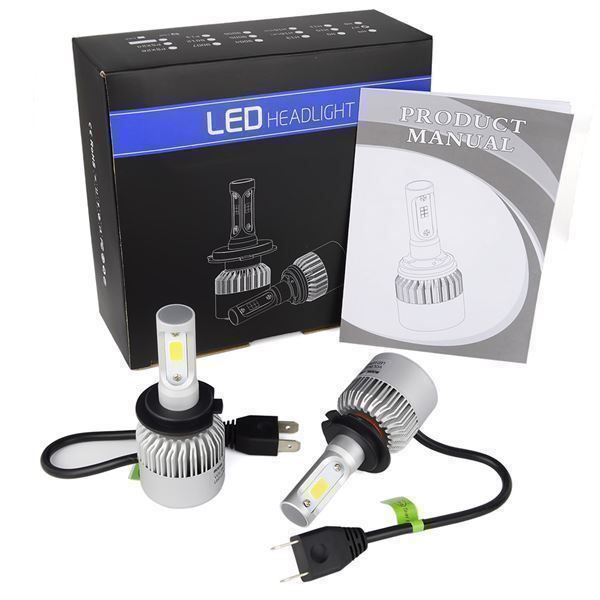 LED lampen Scheinwerfer Auto licht 2x H4