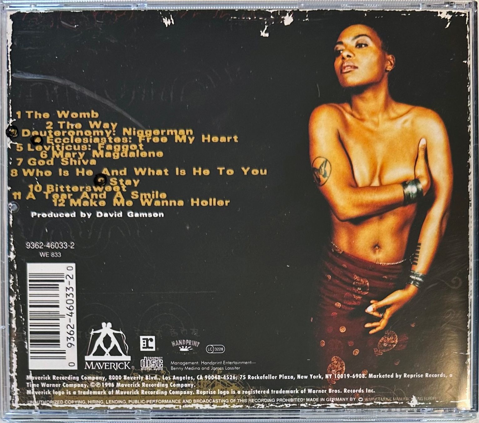 CD: Me'Shell Ndegéocello – Peace Beyond Passion – Usato da Martigny venduto da jereq 1