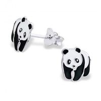 Panda Kinderohrstecker 925 echt Silber