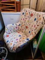 Ohrensessel mit Hocker neuwertig