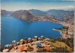 LUGANO - Veduta dalla vetta del Brè