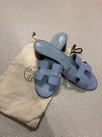 Hermès Oasis Sandalen Hellblau