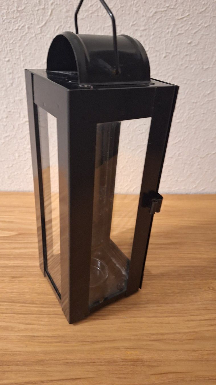 Lanterne: schmale schwarze Laterne . – Usato da Arlesheim venduto da shopradl 4