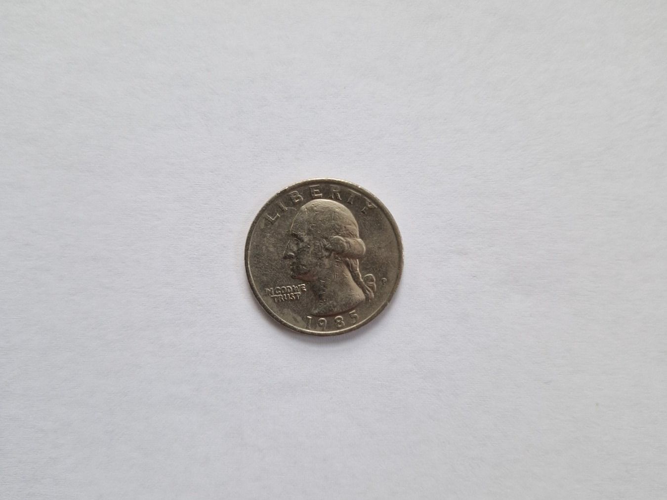 Alle Münzen: Quarter Dollar Liberty 1985 – Gebraucht aus La Croix (Lutry) von Lecollectioneur