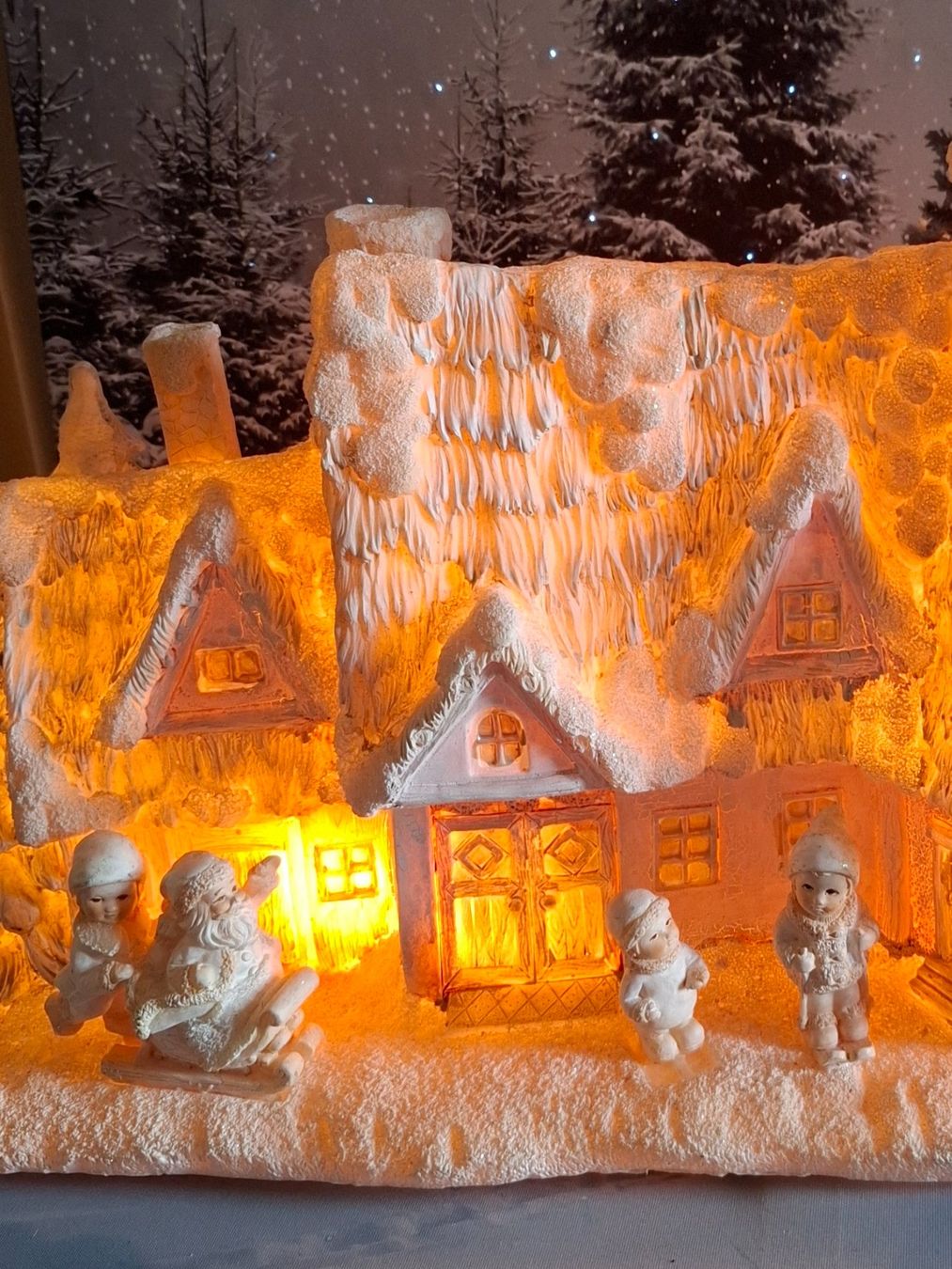 Tutte le decorazioni: BELEUCHTETE WINTERLANDSCHAFT MIT LICHT – Nuovo (secondo la descrizione) da Gretzenbach venduto da schibaya 3