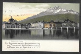 Luzern Hauptversammlung Feldpost- Feldtelegraphenverein 1905