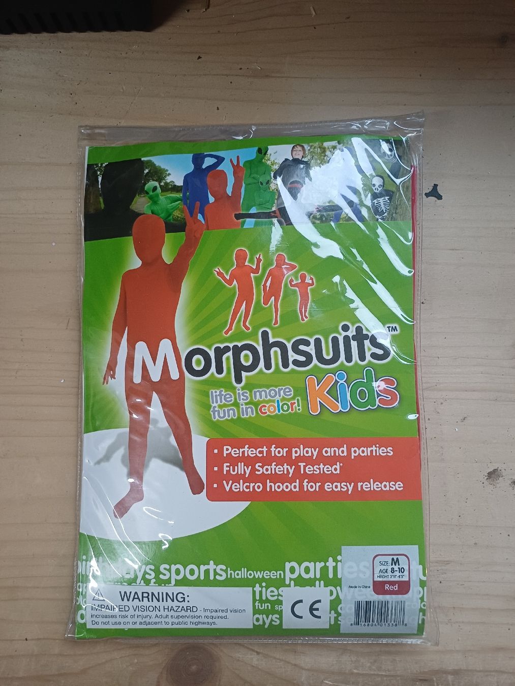Costumi: Morphsuits Kids Rot – Nuovo e nell'imballaggio originale da Gipf-Oberfrick venduto da LuuserSieche2004