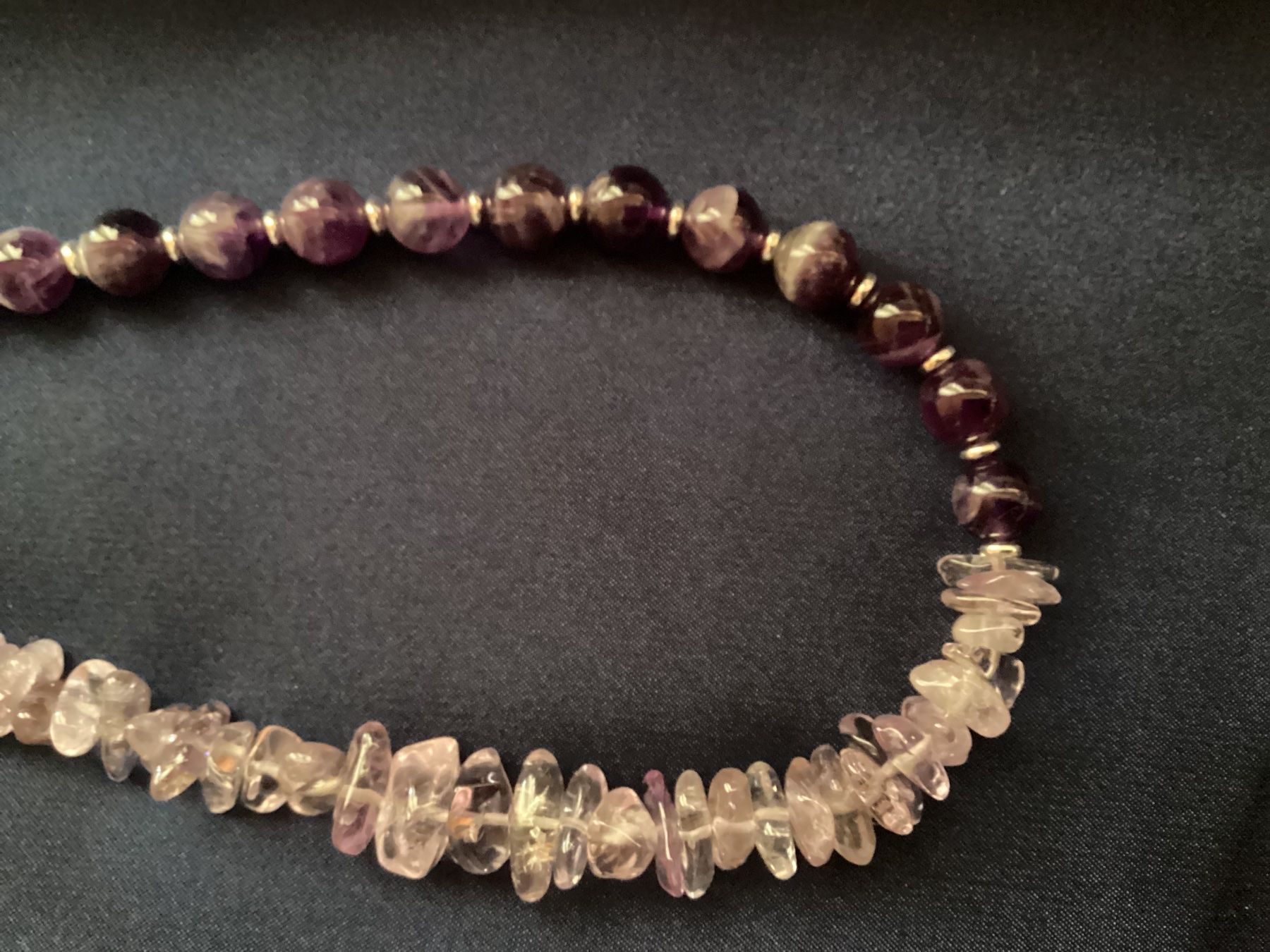 Catenine: Amethyst - halb-halb Edelstein Splitterkette – Nuovo e nell'imballaggio originale da Laax venduto da kri_95f5 2