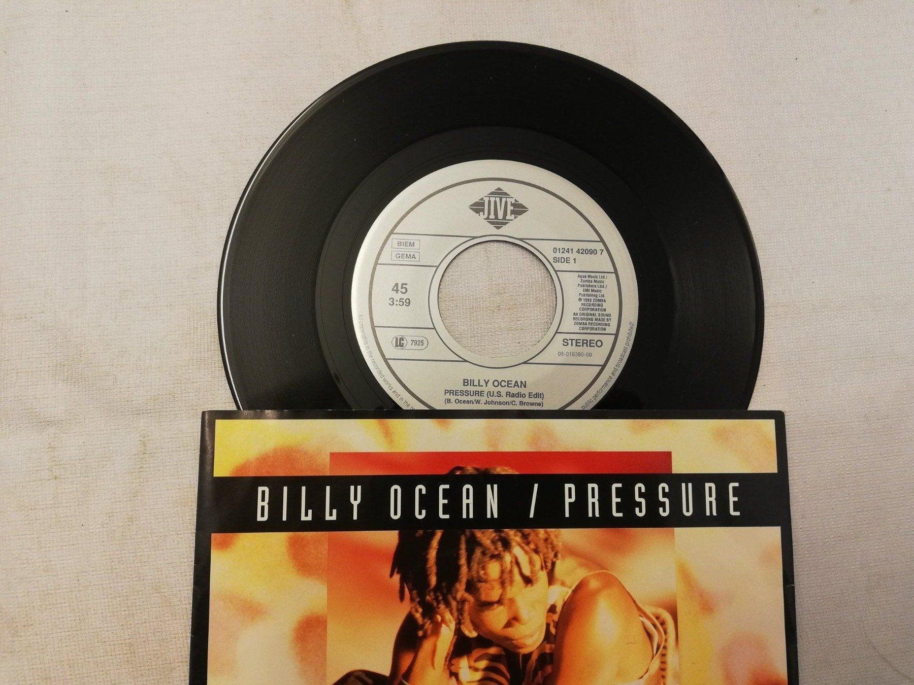 Vinyles: BILLY OCEAN - PRESSURE (SINGLES 7") – D'occasion à Bern par Vinylsound.ch 2