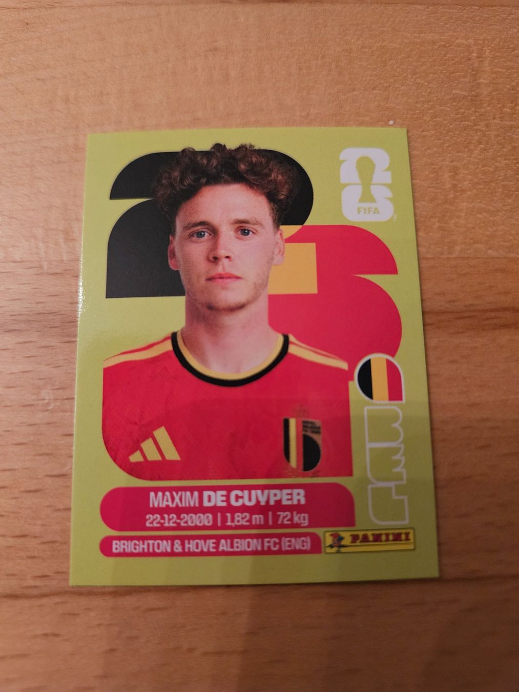 Panini Carte collezionabili: Panini WM 2026 BEL 7 – Nuovo (secondo la descrizione) da Winterthur venduto da melac