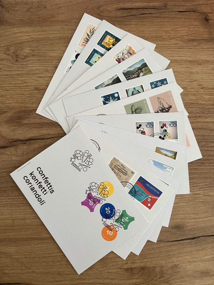 Alle Briefmarken: 13Stk. CH FDC von 2023 – Neu (gemäss Beschreibung) aus Braunau von Desil2511