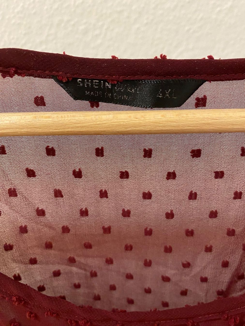 Shein Camicette: Bluse bordeaux Gr. 4XL / 54-56 – Usato da Pratteln venduto da a23_j2gs 9