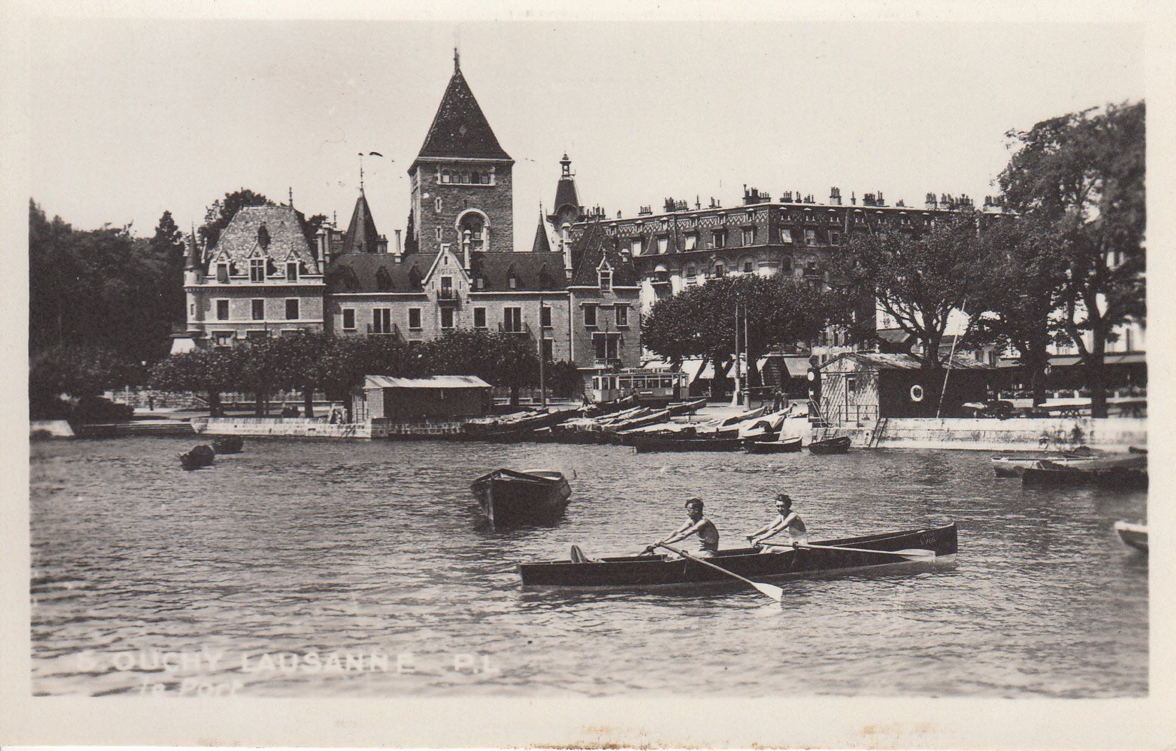 Cartoline postali: Ouchy, ca. 1940 – Usato da Bürglen TG venduto da StampGraf
