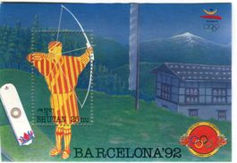 Block "Olympische Spiele". Bhutan