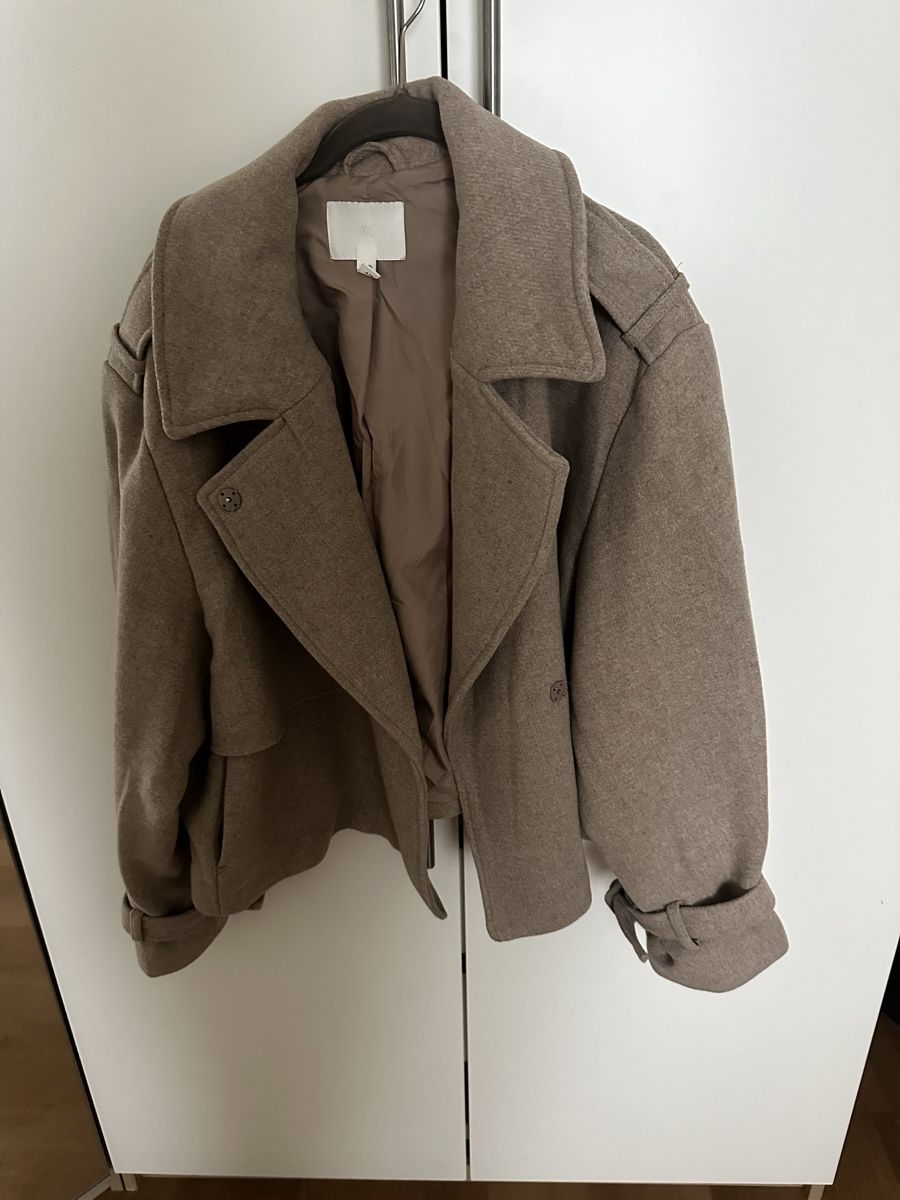 H&M Jacken: Warme Winterjacke Trenchcoat Gr. S beige – Neu (gemäss Beschreibung) aus Zürich von gryffindor_aurorin