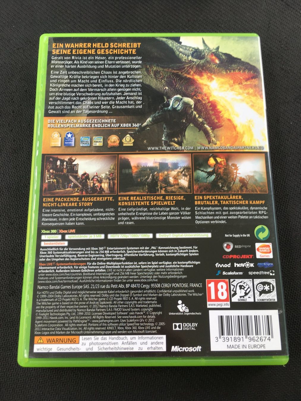 Microsoft Giochi: The Witcher 2 - Xbox 360 – Usato da St.Gallen venduto da sjosjo 1