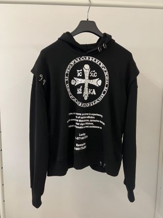 Opium Y2K Hoodie M – Oversized, Schwarz, Neu