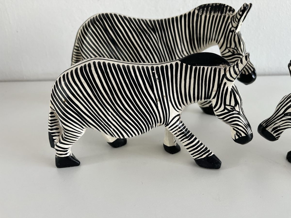 Statuette: Zebra Gruppe aus Holz – Usato da Wetzikon ZH venduto da seli03 6