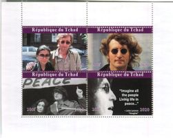 Block The Beatles. John Lennon. Tschad.