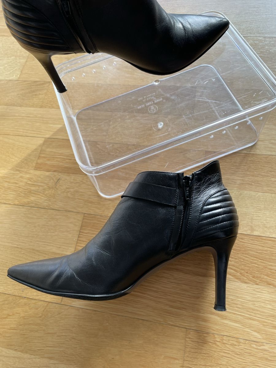 Navyboot Scarpe da donna: Navyboot Stiefeletten, schwarz, Leder, Grösse 38 – Usato da Zürich venduto da SeldaY 3