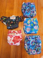 Stoffwindeln AiO Newborn Simplex& Smart Bottoms Neu