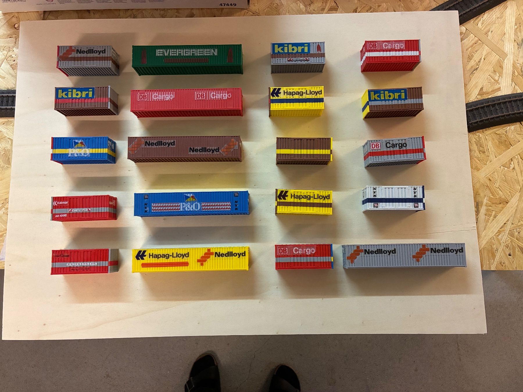 Kibri Modelleisenbahnen: 20 H0-Container – Gebraucht aus Menziken von mago010 2