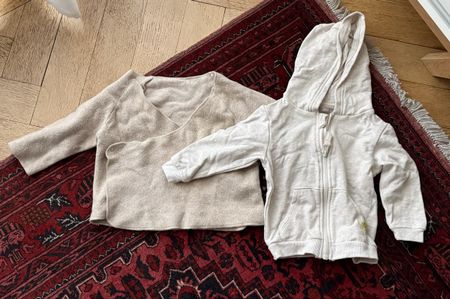 2 Baby Pullover Set Baumwolle Gr. 80–92