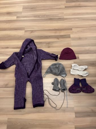 Cosilana Overall 74/80 mit Handschuhe und Mütze Pure Pure