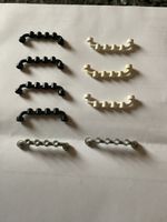 Lego Zaunelemente 8 Stück schwarz weiss grau gebraucht