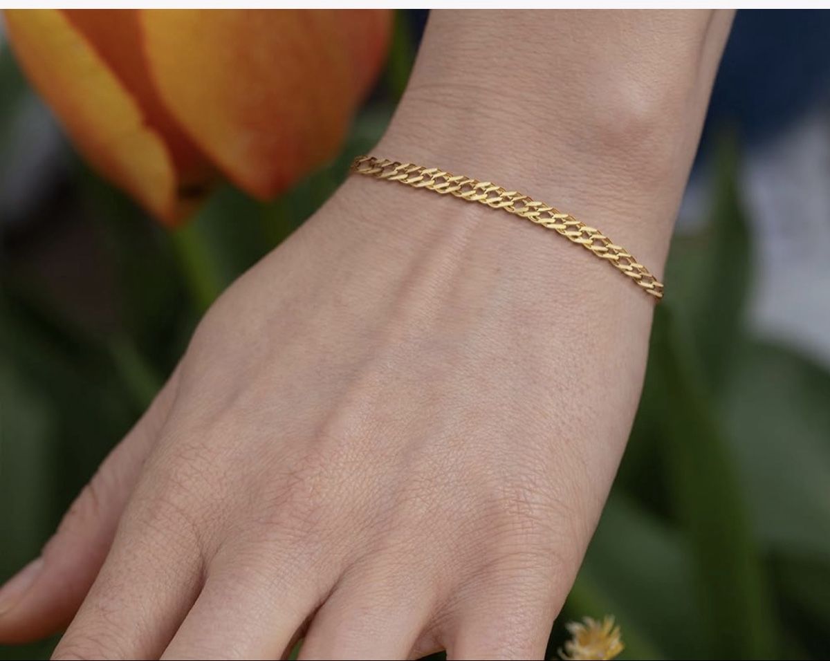 Bracciali & Braccialetti: Goldarmband Damen Herren 333 – Nuovo e nell'imballaggio originale da Hemmental venduto da GoldWert1 3