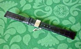 Vintage RSW Uhren Armband Leder 16mm