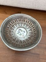 Antike Jugendstil Schale um 1900 – Zinn/Metall durchbrochen