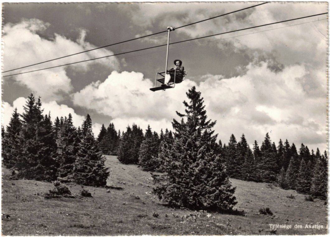 Cartoline postali: Ste. Croix - Sessellift Avattes – Usato da Binningen venduto da Mountainrider