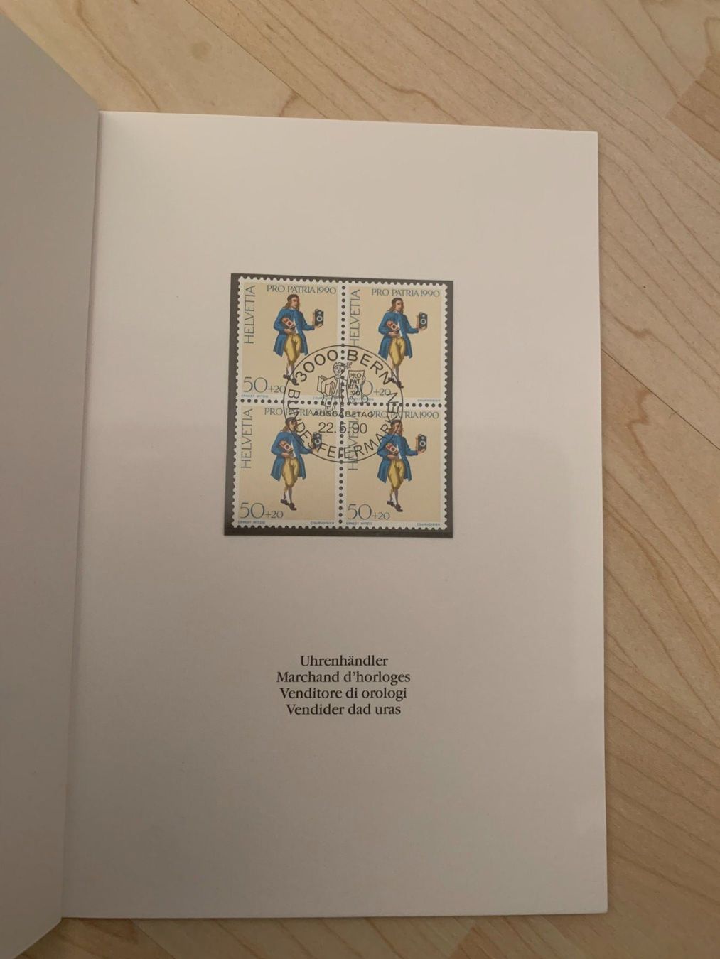 Tutti i francobolli: FDC-PTT-Heft Pro Patria 22.5.1990 – Nuovo (secondo la descrizione) da Landquart venduto da interesse63 4