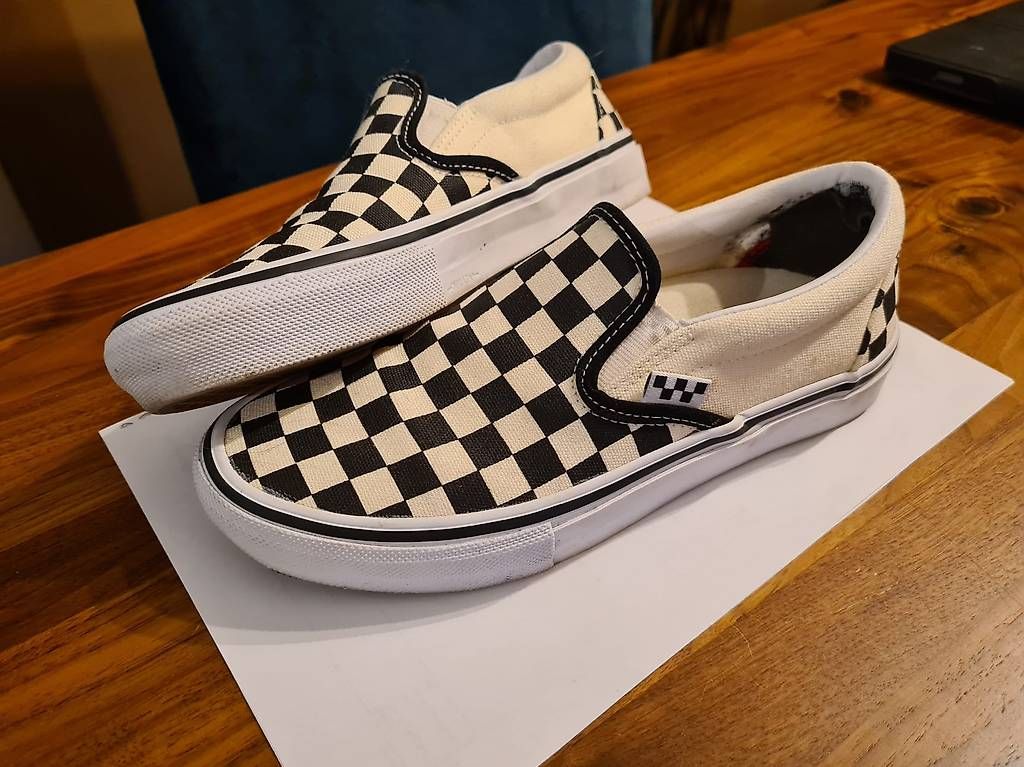 Scarpe da uomo: Vans Slip On mit Comfycush karriert Gr. 38 – Usato da Rupperswil venduto da Homer20 3