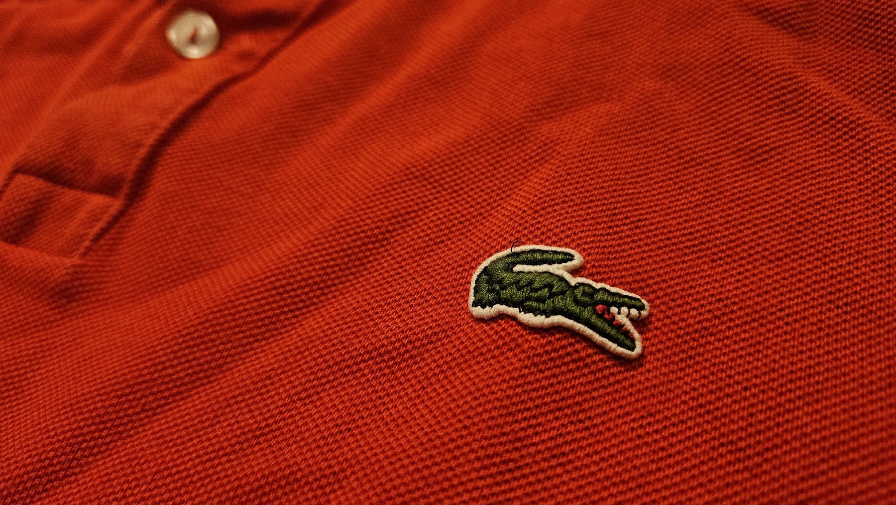 Lacoste Magliette Polo: Lacoste Shirt orange (gebraucht) – Usato da Grenchen venduto da Manuel.We 1