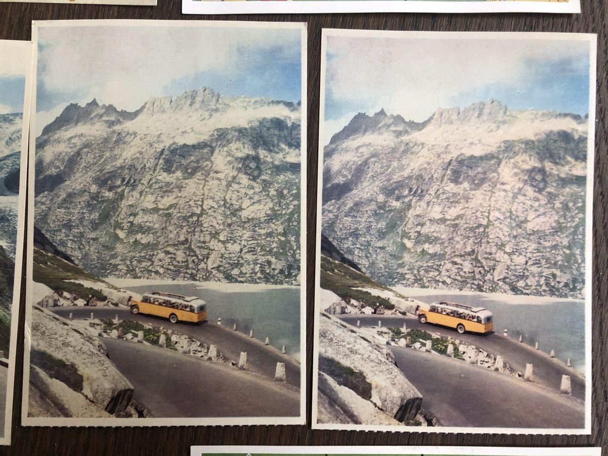 Cartoline postali: 9 offizielle Werbekarten POSTAUTO PTT – Usato da Lufingen venduto da Rac0 4