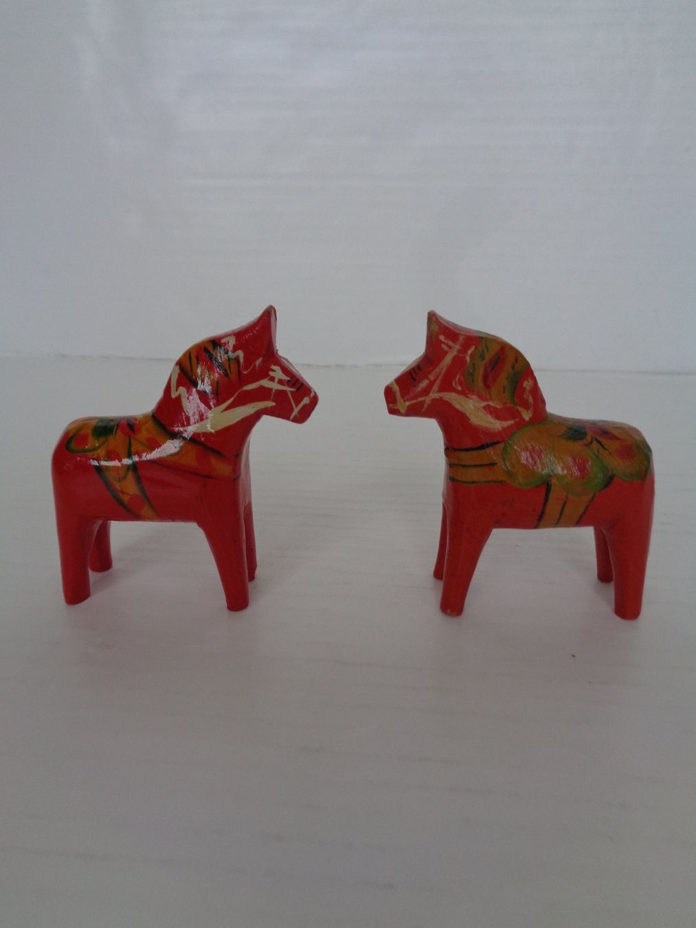Figurines: 3 Dala Pferde aus Holz – D'occasion à Chur par omonia 3