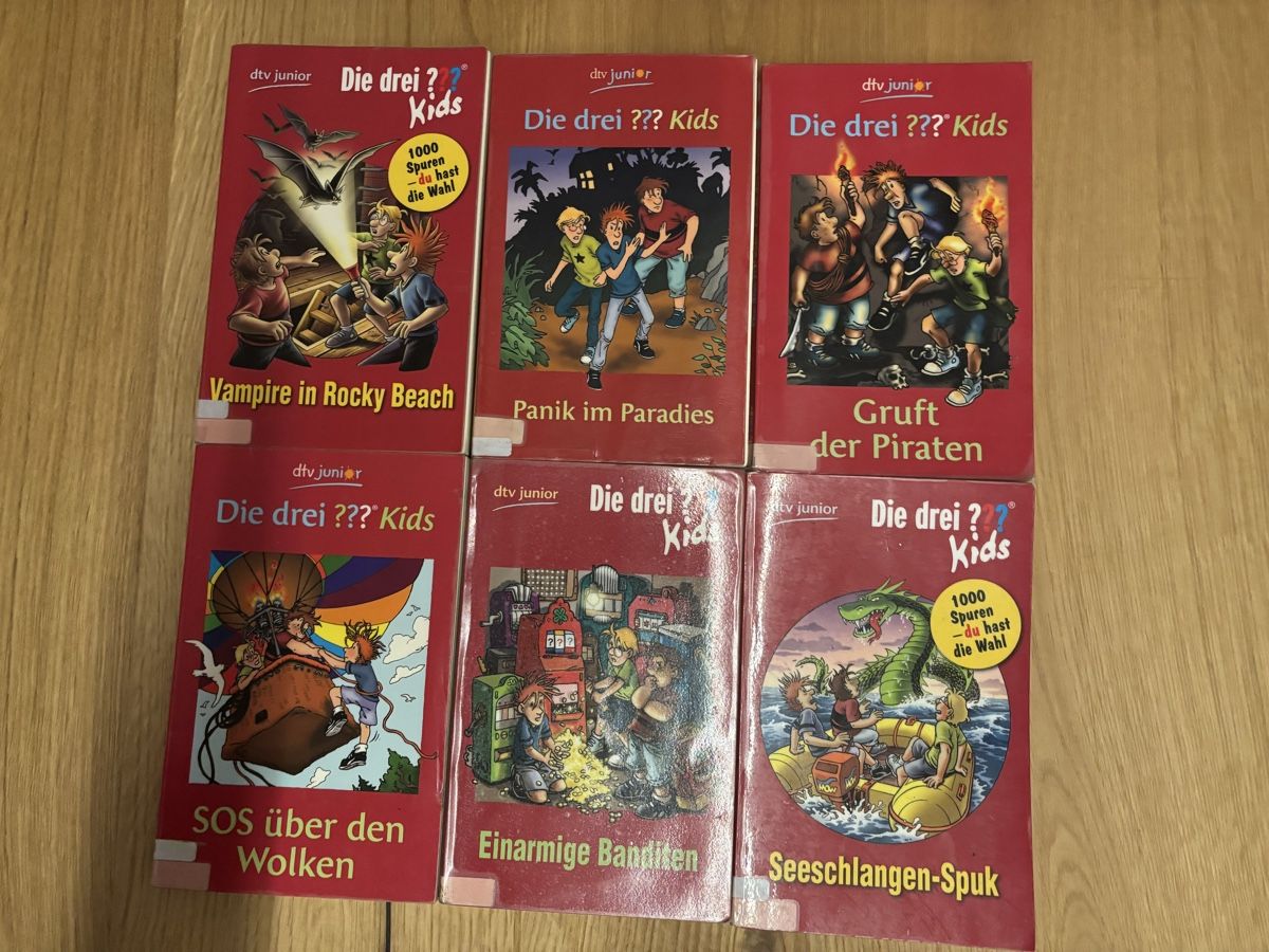 Libri: 6x Die Drei ??? Kids Bücher – Usato da Wimmis venduto da lemoon