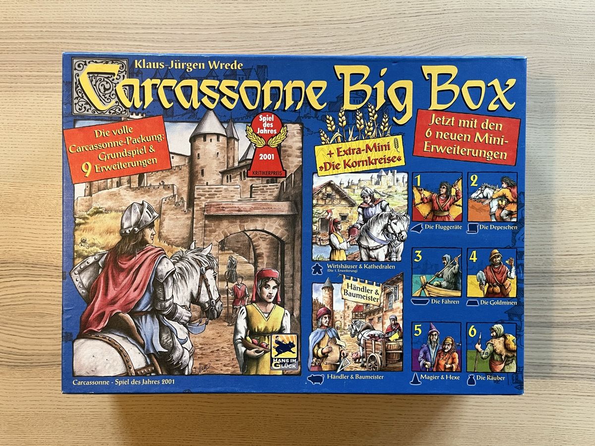 Giochi: Carcassonne Big Box – Usato da Bern venduto da famitro