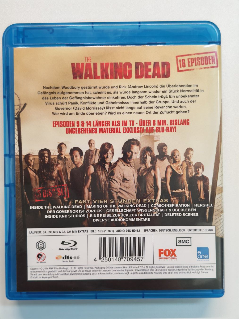 Tutti i DVDs: The Walking Dead Staffel 4 - UNCUT & EXTENDED – Usato da Liestal venduto da Kratzilla 4