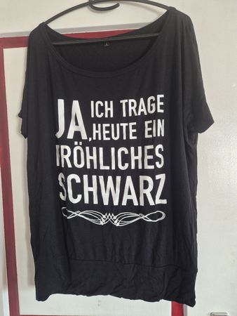 Damen T-Shirt Schwarz Grösse L guter Zustand