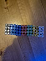 Magnetspiel Stäbchen und Kugeln bunt gebrauchter Zustand