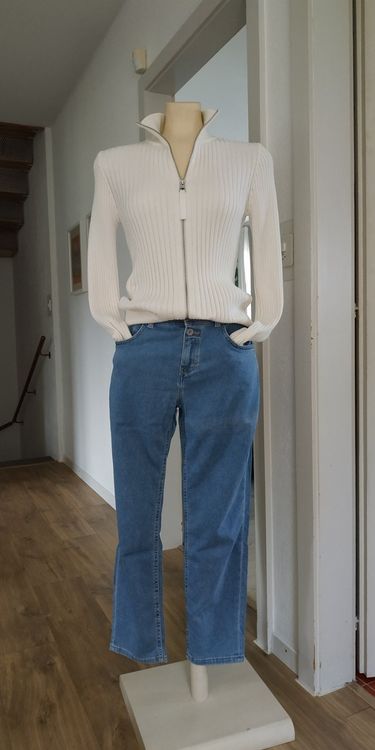 Pull Gris Vintage Cisco Systems 1/4 Zip 100% Coton – Taille S Homme