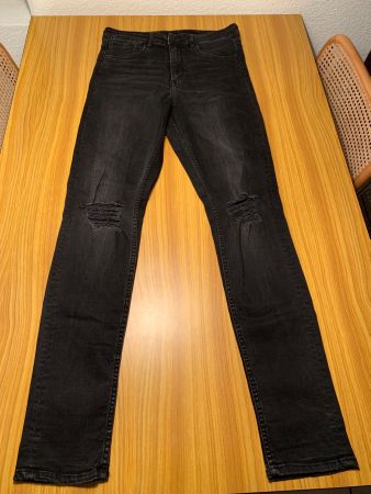 Jeans Hose Skinny High Waist Gr. 29/32 H&M