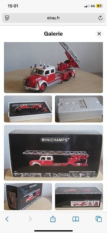 Minichamps Kit di modellismo & Modellini statici: Minichamp Magirus-Deutz – Usato da bôle venduto da Pilou83 1